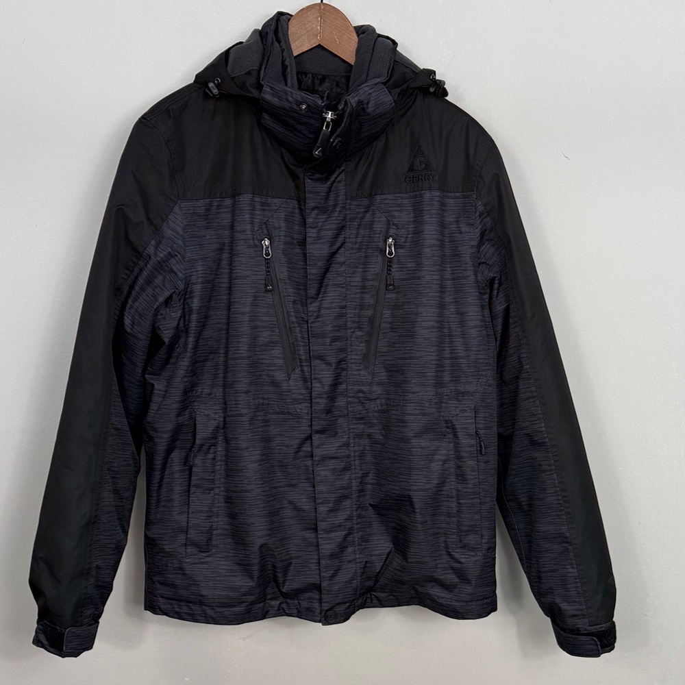 Gerry Weber Men’s 3in1 Crusade system coat winter snow ski jacket Black/Gray M